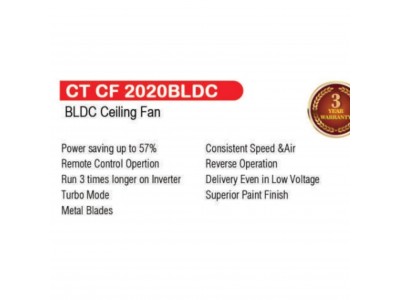 Castor HS BLDC Ceiling Fan with Remote CT CF 2020 BLDC