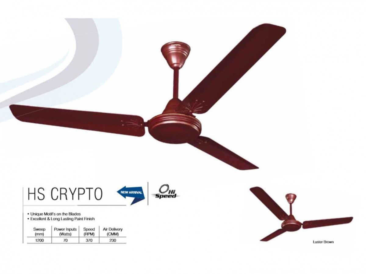 Crompton High Speed Crypto 1200mm Luster Brown Ceiling Fan